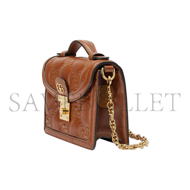 GUCCI GG MATELASSÉ SMALL SHOULDER BAG 724499 (18*13*6.5cm)